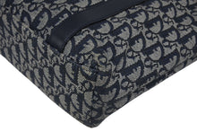 Load image into Gallery viewer, Christian Dior クリスチャンディオール トロッター ハンドバッグ B0 C 0092 ネイビー ガリアーノ期 美品 中古 4b011253