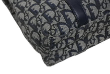 Load image into Gallery viewer, Christian Dior クリスチャンディオール トロッター ハンドバッグ B0 C 011 ネイビー ガリアーノ期 美品 中古 4b011256
