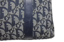 Load image into Gallery viewer, Christian Dior クリスチャンディオール トロッター ハンドバッグ B0 C 011 ネイビー ガリアーノ期 美品 中古 4b011256