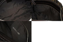 Load image into Gallery viewer, FENDI フェンディ マンマバケット ハンドバッグ 26566 ズッカ柄 ブラウン レザー ナイロンキャンバス シルバー金具 美品 中古 4c011260