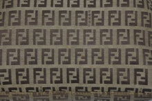 Load image into Gallery viewer, FENDI フェンディ ハンドバッグ 8N0005 ズッキーノ柄 総柄 キャンバス レザー ベージュ ブラウン ガンメタ金具 美品 中古 4b011262