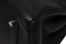 Load image into Gallery viewer, 極美品 HERMES エルメス BIRKIN バーキン35 ブラック シルバー金具 トリヨンクレマンス ハンドバッグ ◻︎N刻印 中古 4b011266