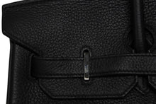 Load image into Gallery viewer, 極美品 HERMES エルメス BIRKIN バーキン35 ブラック シルバー金具 トリヨンクレマンス ハンドバッグ ◻︎N刻印 中古 4b011266