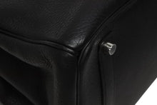 Load image into Gallery viewer, 極美品 HERMES エルメス BIRKIN バーキン35 ブラック シルバー金具 トリヨンクレマンス ハンドバッグ ◻︎N刻印 中古 4b011266