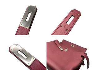 新品同様 HERMES エルメス ケリー 40 ハンドバッグ 2WAY パープル トリヨンクレマンス シルバー金具 ◻︎N刻印 中古 4b011269