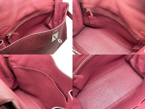 新品同様 HERMES エルメス ケリー 40 ハンドバッグ 2WAY パープル トリヨンクレマンス シルバー金具 ◻︎N刻印 中古 4b011269