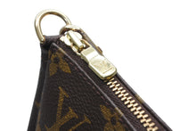 Load image into Gallery viewer, 極美品 LOUIS VUITTON ルイヴィトン ポシェット アクセソワール アクセサリーポーチ M51980 モノグラム ブラウン レザー PVC 中古 4b011270