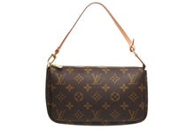 Load image into Gallery viewer, 極美品 LOUIS VUITTON ルイヴィトン ポシェット アクセソワール アクセサリーポーチ M51980 モノグラム ブラウン レザー PVC 中古 4b011270