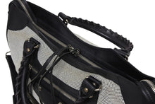 Load image into Gallery viewer, BALENCIAGA バレンシアガ Giant City ジャイアント シティ 2WAYバッグ 173084 ホワイト ブラック シルバー金具 美品 中古 4b011274