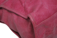 Load image into Gallery viewer, BALENCIAGA バレンシアガ Giant City ジャイアント シティ 2WAYバッグ 173084 ピンク ブラック金具 美品 中古 4b011277