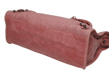 Load image into Gallery viewer, BALENCIAGA バレンシアガ Giant City ジャイアント シティ 2WAYバッグ 173084 ピンク ブラック金具 美品 中古 4b011278
