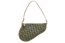 Load image into Gallery viewer, Christian Dior クリスチャンディオール サドルポーチ ワンショルダーバッグ MC0071 トロッター柄 ガリアーノ期 美品 中古 4b011280