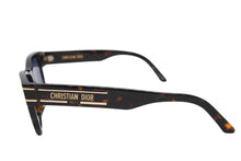 Load image into Gallery viewer, 極美品 CHRISTIAN DIOR クリスチャンディオール Dior Signature S6U サングラス ブラウン ブルーレンズ ゴールド金具 中古 4b011287