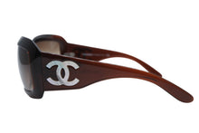 Load image into Gallery viewer, 極美品 CHANEL シャネル サングラス アイウェア 5076-H c.538/13 サイズ61□16 120 ココマーク シェル ブラウン 中古 4b011293