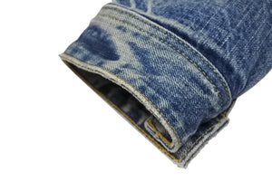 極美品 FEAR OF GOD フィアオブゴッド 5TH Denim Terry Hoodie デニム テリー フーディ ブルー グレー サイズM 中古 4b011306