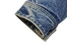 Load image into Gallery viewer, 極美品 FEAR OF GOD フィアオブゴッド 5TH Denim Terry Hoodie デニム テリー フーディ ブルー グレー サイズM 中古 4b011306