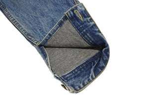 極美品 FEAR OF GOD フィアオブゴッド 5TH Denim Terry Hoodie デニム テリー フーディ ブルー グレー サイズM 中古 4b011306