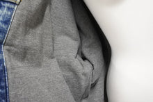 Load image into Gallery viewer, 極美品 FEAR OF GOD フィアオブゴッド 5TH Denim Terry Hoodie デニム テリー フーディ ブルー グレー サイズM 中古 4b011306