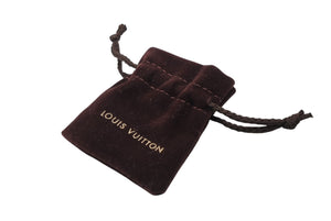 極美品 LOUIS VUITTON ルイヴィトン バーグ アンクルージョン リング 指輪 M65308 サイズM ゴールド クリア ブラック 中古 4b011310