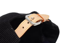 Load image into Gallery viewer, 極美品 LOUIS VUITTON ルイヴィトン キャップ LV コーデュロイ ベースボールキャップ M7242M ダークブラウン レザーストラップ 中古 4b011311