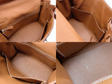 Load image into Gallery viewer, 新品同様 HERMES エルメス ケリー28 内縫い ゴールド Z刻印 トゴ シルバー金具 ハンドバッグ 中古 4b011321