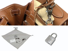 Load image into Gallery viewer, 新品同様 HERMES エルメス ケリー28 内縫い ゴールド Z刻印 トゴ シルバー金具 ハンドバッグ 中古 4b011321