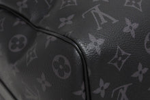 Load image into Gallery viewer, LOUIS VUITTON ルイヴィトン キーポル バンドリエール45 ボストンバッグ M40569 モノグラム エクリプス ブラック 美品 中古 4b011323