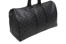 Load image into Gallery viewer, LOUIS VUITTON ルイヴィトン キーポル バンドリエール45 ボストンバッグ M40569 モノグラム エクリプス ブラック 美品 中古 4b011323