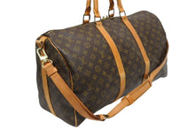 Load image into Gallery viewer, LOUIS VUITTON ルイヴィトン キーポル バンドリエール50 ボストンバッグ M41416 モノグラム PVC レザー 美品 中古 4b011324