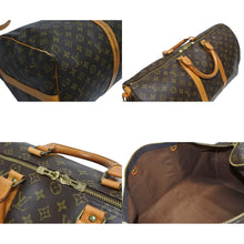 Load image into Gallery viewer, LOUIS VUITTON ルイヴィトン キーポル バンドリエール50 ボストンバッグ M41416 モノグラム PVC レザー 美品 中古 4b011325