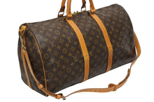 Load image into Gallery viewer, LOUIS VUITTON ルイヴィトン キーポル バンドリエール50 ボストンバッグ M41416 モノグラム PVC レザー 美品 中古 4b011325