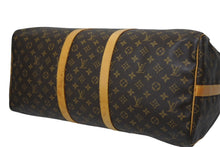 Load image into Gallery viewer, LOUIS VUITTON ルイヴィトン キーポル バンドリエール55 ボストンバッグ M41414 モノグラム ブラウン 美品 中古 4b011326
