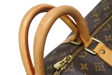 Load image into Gallery viewer, LOUIS VUITTON ルイヴィトン キーポル バンドリエール55 ボストンバッグ M41414 モノグラム ブラウン 美品 中古 4b011326