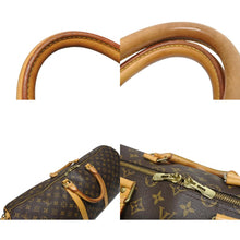 Load image into Gallery viewer, LOUIS VUITTON ルイヴィトン キーポル バンドリエール55 ボストンバッグ M41414 モノグラム ブラウン 美品 中古 4b011326