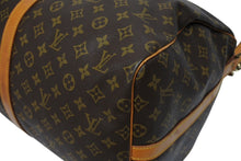 Load image into Gallery viewer, LOUIS VUITTON ルイヴィトン キーポル バンドリエール55 ボストンバッグ M41414 モノグラム ブラウン 美品 中古 4b011327