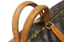 Load image into Gallery viewer, LOUIS VUITTON ルイヴィトン キーポル バンドリエール55 ボストンバッグ M41414 モノグラム ブラウン 美品 中古 4b011327