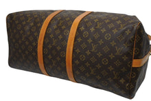 Load image into Gallery viewer, LOUIS VUITTON ルイヴィトン キーポル バンドリエール55 ボストンバッグ M41414 モノグラム ブラウン 美品 中古 4b011327