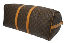 Load image into Gallery viewer, LOUIS VUITTON ルイヴィトン キーポル バンドリエール55 ボストンバッグ M41414 モノグラム ブラウン 美品 中古 4b011328