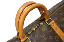 Load image into Gallery viewer, LOUIS VUITTON ルイヴィトン キーポル バンドリエール55 ボストンバッグ M41414 モノグラム ブラウン 美品 中古 4b011328