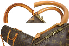 Load image into Gallery viewer, LOUIS VUITTON ルイヴィトン キーポル バンドリエール55 ボストンバッグ M41414 モノグラム ブラウン 美品 中古 4b011328