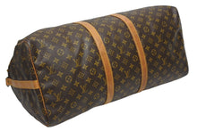 Load image into Gallery viewer, LOUIS VUITTON ルイヴィトン キーポル バンドリエール55 ボストンバッグ M41414 モノグラム ブラウン 美品 中古 4b011329