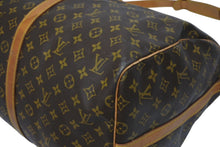 Load image into Gallery viewer, LOUIS VUITTON ルイヴィトン キーポル バンドリエール55 ボストンバッグ M41414 モノグラム ブラウン 美品 中古 4b011329