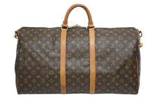 Load image into Gallery viewer, LOUIS VUITTON ルイヴィトン キーポル バンドリエール55 ボストンバッグ M41414 モノグラム ブラウン 美品 中古 4b011329