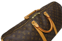 Load image into Gallery viewer, 極美品 LOUIS VUITTON ルイヴィトン キーポル バンドリエール55 ボストンバッグ M41414 モノグラム ブラウン 中古 4b011330