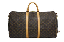 Load image into Gallery viewer, 極美品 LOUIS VUITTON ルイヴィトン キーポル バンドリエール55 ボストンバッグ M41414 モノグラム ブラウン 中古 4b011331