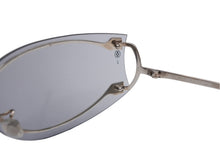 Load image into Gallery viewer, CARTIER カルティエ サングラス アイウェア 3746547 サイズ110 南青山オープン記念モデル メタル シルバー グレー ブラック 美品 中古 4b011335
