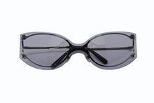 Load image into Gallery viewer, CARTIER カルティエ サングラス アイウェア 3746547 サイズ110 南青山オープン記念モデル メタル シルバー グレー ブラック 美品 中古 4b011335