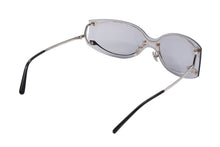 Load image into Gallery viewer, CARTIER カルティエ サングラス アイウェア 3746547 サイズ110 南青山オープン記念モデル メタル シルバー グレー ブラック 美品 中古 4b011335