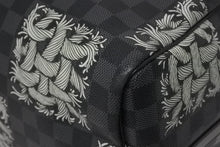 Load image into Gallery viewer, LOUIS VUITTON ルイヴィトン キーポル バンドリエール45 ボストンバッグ N41573 クリストファー ネメス ダミエ 美品 中古 4b011341