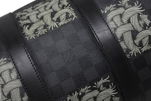 Load image into Gallery viewer, LOUIS VUITTON ルイヴィトン キーポル バンドリエール45 ボストンバッグ N41573 クリストファー ネメス ダミエ 美品 中古 4b011341